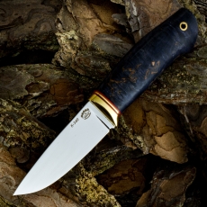 Нож ШАМАН, K340, карельская берёза